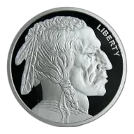 Golden State Mint Buffalo Indian Head Silver Bullion Round - 1/10oz