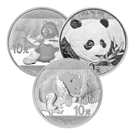 30 Gram Chinese Silver Panda Coin (Secondary Market, Random Year)