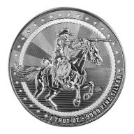 Scottsdale Mint - The Rifleman Cowboy 1oz Silver Bullion Round