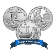 5-oz America the Beautiful Silver .999 Fine Random Date & Design