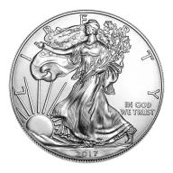 2017 $1 1-oz American Silver Eagle BU