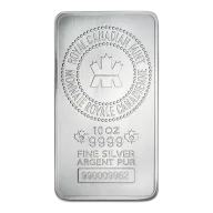 10 Oz Royal Canadian Mint Silver Bar (New) .9999