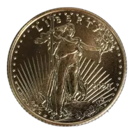 1/4 American Gold Eagle Coin BU (Random Year)