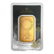 1 oz Gold Bar - Royal Canadian Mint - RCM (Carded)