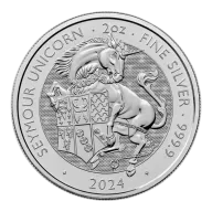 Tudor Beast Two Ounce Silver Seymour Unicorn