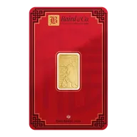 10g Gold Bar Minted Lunar Year Of The Horse 9999