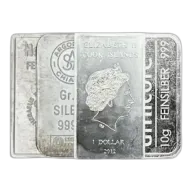 10 Gram Silver Bar Various Mints