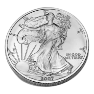 2007 Silver American Eagle - BU
