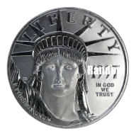 1oz Platinum Eagle-BU Random Year