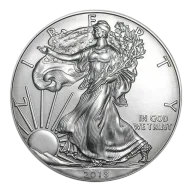 2018 $1 American Silver Eagle 1 oz Brilliant Uncirculated