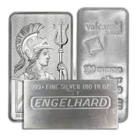 100 oz Silver Bar - Brand Varies