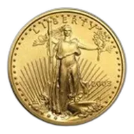 2003 1/4 oz American Gold Eagle BU
