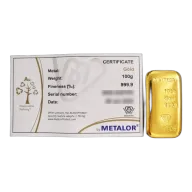 100g Metalor Gold Bar