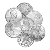 5 oz Silver Round - Random Brand - Secondary Market .999 Fine