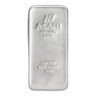 100 oz Asahi Silver Bar