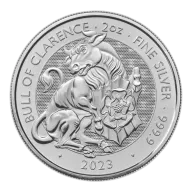 2oz Silver Coin The Tudor Beast Bull of Clarence UK
