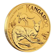 1/10 oz - Perth Mint Kangaroo Gold Coin (Year 2025)