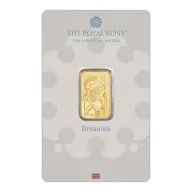 5 Gram Royal Mint Gold Britannia Bar (New In Assay)