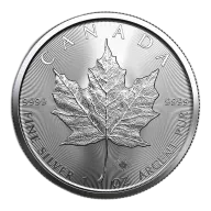 1 oz Canadian Silver Maple Leaf (Year Varies)