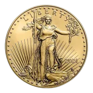 2021 1/10 oz American Gold Eagle Coin BU (Type 2)