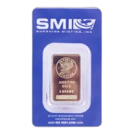 5 g Assorted Mint Gold Wafer Bar