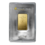 Heimerle Meule 1oz Gold Bar