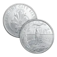 1 oz Bankster Justice BU Silver Round