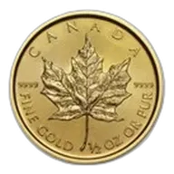 2021 Canada 1/2 oz Gold Maple Leaf BU