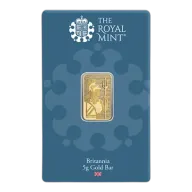 5g Britannia Gold Bar (New Design) | The Royal Mint