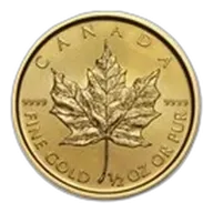 2015 Canada 1/2 oz Gold Maple Leaf BU