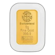 Gold Bar Argor-Heraeus 5 g Gold