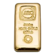 500g ABC Cast Bar Gold Bar