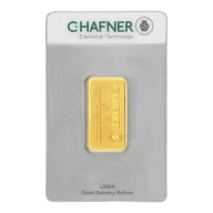 C Hafner 1/2 oz Gold Bar