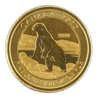 1/10 Oz Canadian Polar Bear Gold Coin - BU (Random Year)