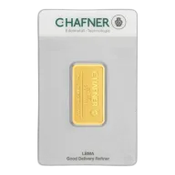 C Hafner 1/4 oz Gold Bar