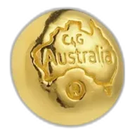 1/4 oz C4G Cast Gold Bullion 99.99% Pure
