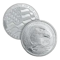 1 2 oz GSM Silver Eagle Round