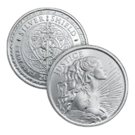 1 oz Justice BU Silver Round 2026