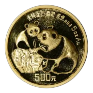 5 OZ CHINESE GOLD PANDA