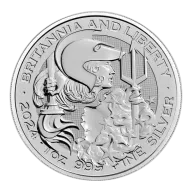 1 oz Britannia and Liberty Silver Coin