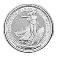 2026 Great Britain 1/4 oz Silver Britannia BU