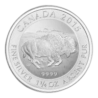 1.25 oz Bison Silver Coin