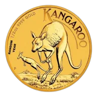 Australia 1/2 oz Gold Kangaroo - BU (Year Varies)