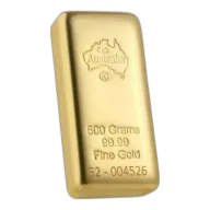 500 g C4G Cast Gold Bullion 99.99% Pure