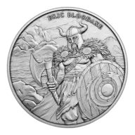 Silver Legendary Warrior Eric Bloodaxe Round 1oz