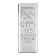100 oz Frontier Mint Silver Bar