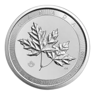 2 oz Canadian Twin Maple Leaf Silver Coin (Year Varies)