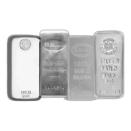 1 Kilo Silver Bar - Varied Mints