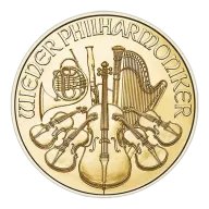 2025 Austrian Philharmonic 1/4oz Gold Coin