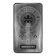 10 oz Royal Canadian Mint Silver Bar